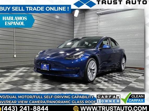 TESLA MODEL 3 2021 5YJ3E1EB9MF924488 image